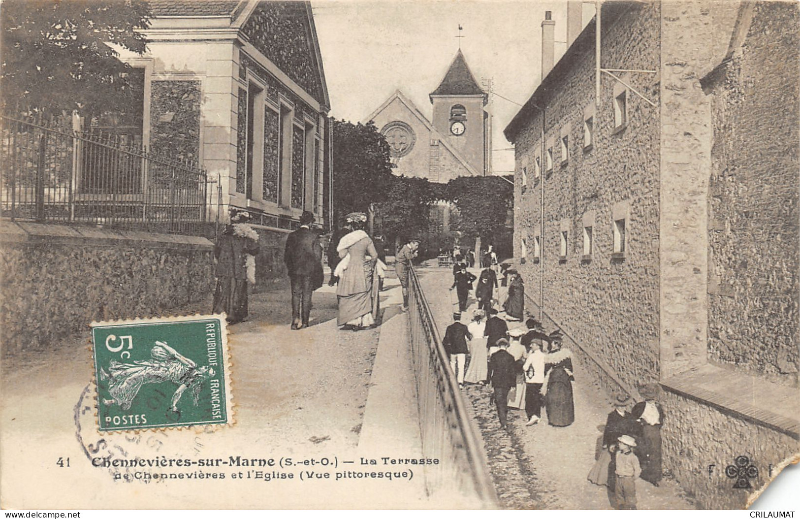 94-CHENNEVIERES SUR MARNE-LA TERRASSE-ANIMEE-N°6026-C/0207 - Chennevieres Sur Marne