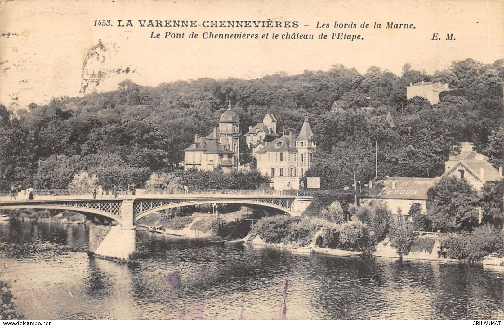 94-LA VARENNE CHENNEVIERES-CHÂTEAU DE L ETAPE-N°6026-C/0201 - Saint Maur Des Fosses