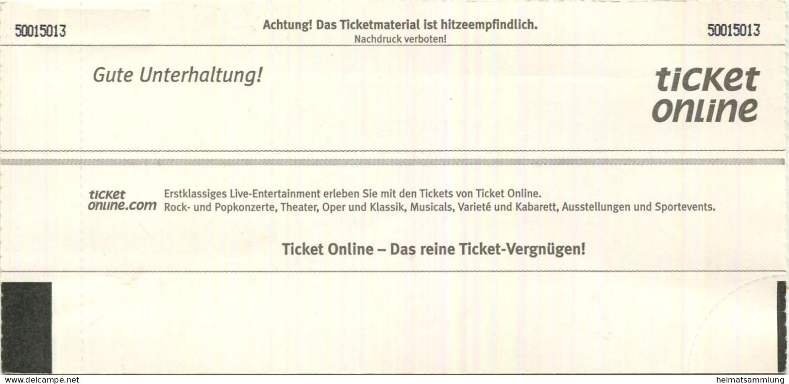 Deutschland - Berlin - Friedrichstadtpalast - Glenn Miller Orchestra 2007 - Eintrittskarte - Tickets - Entradas