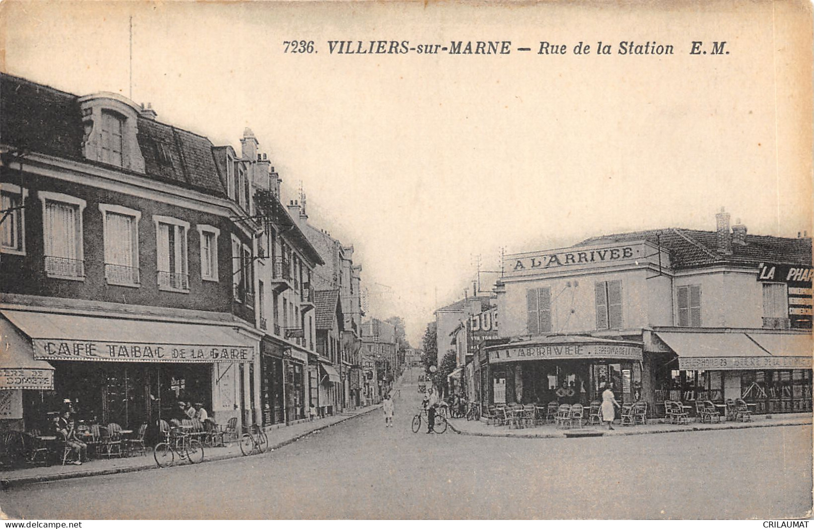 94-VILLIERS SUR MARNE-RUE DE LA STATION-N°6026-C/0167 - Villiers Sur Marne