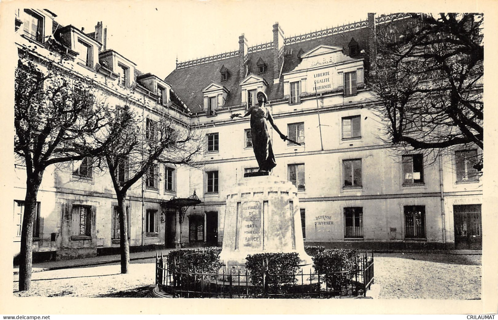 94-VILLEJUIF-LA MAIRIE-MONUMENT AUX MORTS-N°6026-C/0125 - Villejuif