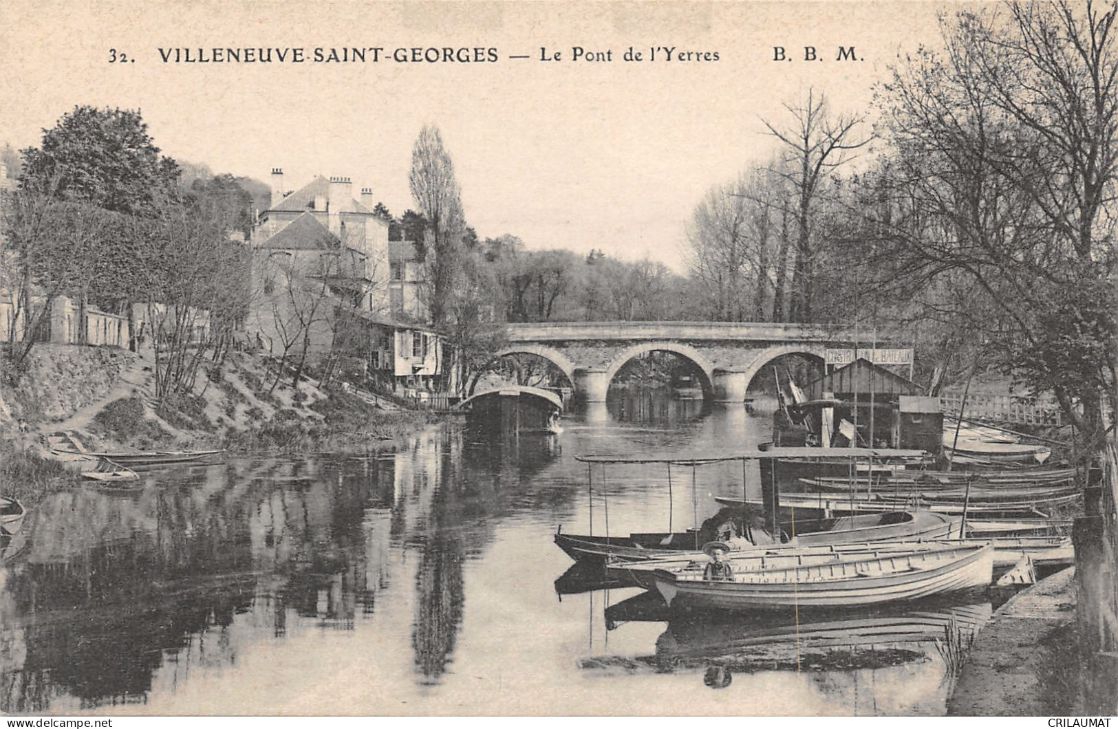 94-VILLENEUVE SAINT GEORGES-PONT DE L YERRES-N°6026-C/0119 - Villeneuve Saint Georges