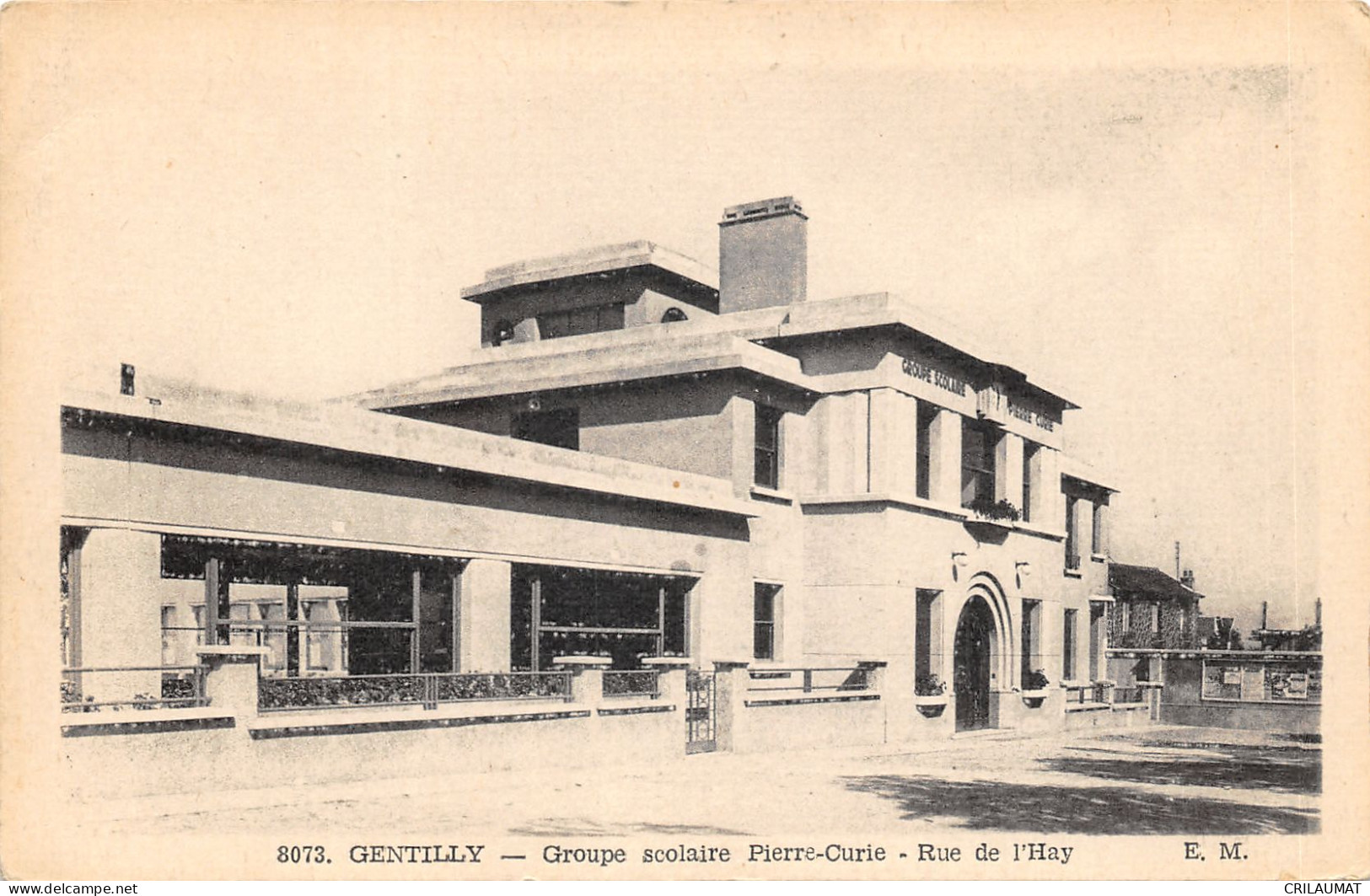 94-GENTILLY-GROUPE SCOLAIRE PIERRE CURIE-N°6026-C/0093 - Gentilly