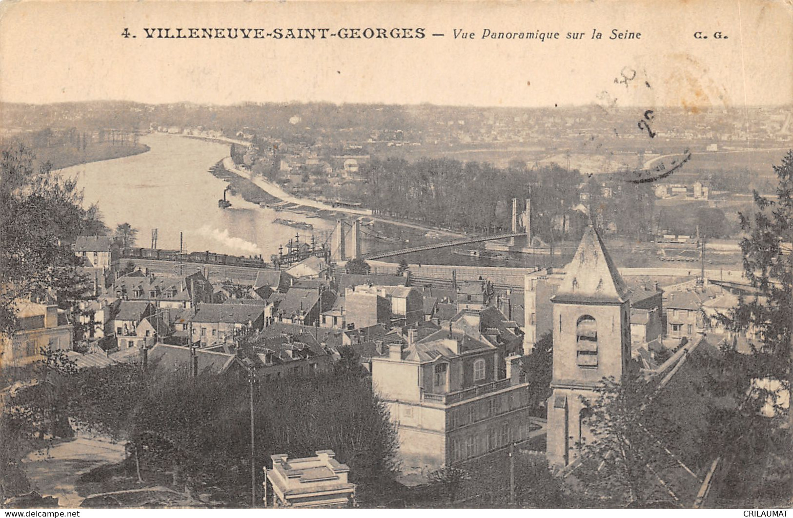 94-VILLENEUVE SAINT GEORGES-VUE PANORAMIQUE-N°6026-C/0071 - Villeneuve Saint Georges