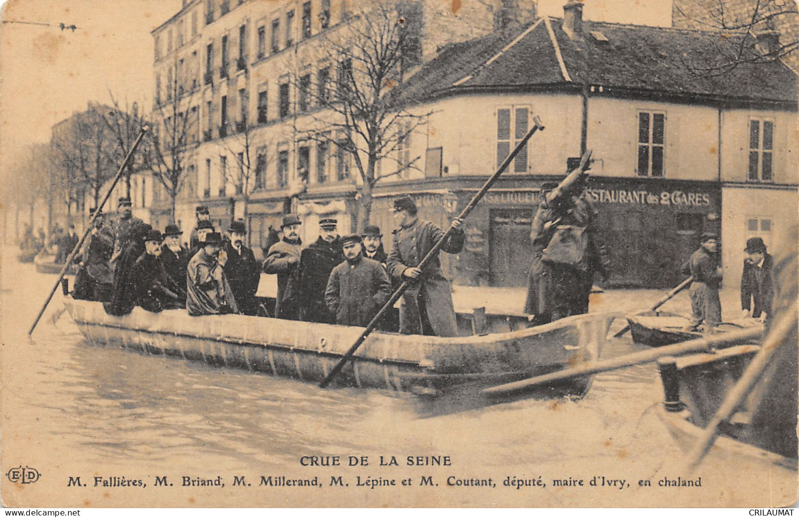94-IVRY SUR SEINE-INONDATIONS 1910-DEPUTE-N°6026-C/0053 - Ivry Sur Seine