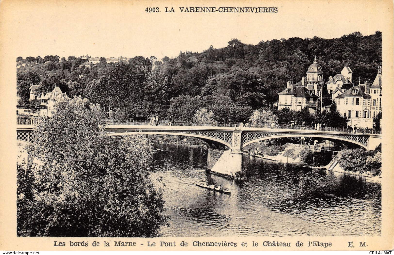 94-LA VARENNE CHENNEVIERES-CHÂTEAU DE L ETAPE-N°6026-B/0373 - Saint Maur Des Fosses