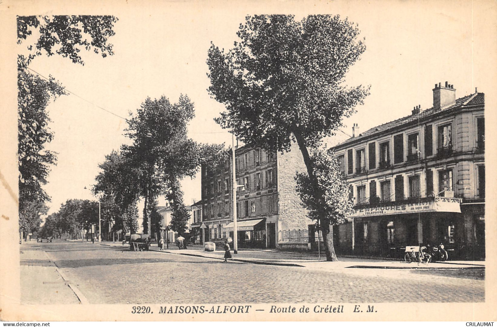 94-MAISONS ALFORT-ROUTE DE CRETEIL-N°6026-B/0283 - Maisons Alfort