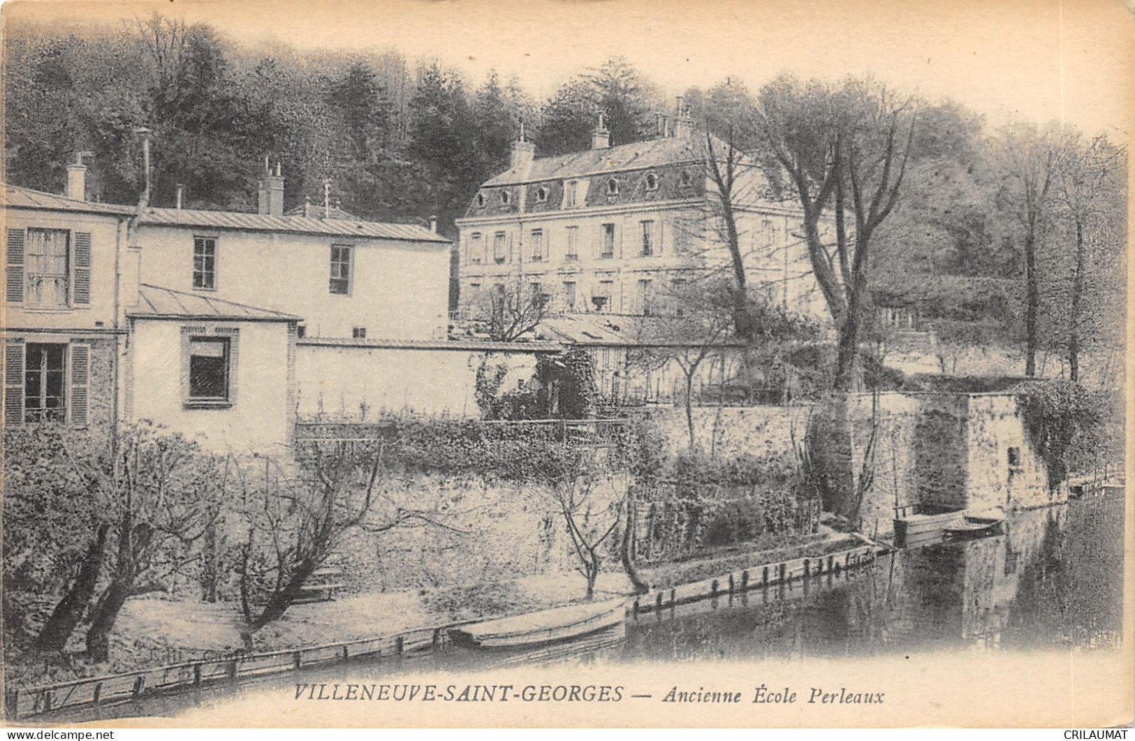 94-VILLENEUVE SAINT GEORGES-ANCIENNE ECOLE PERLEAUX-N°6026-B/0255 - Villeneuve Saint Georges