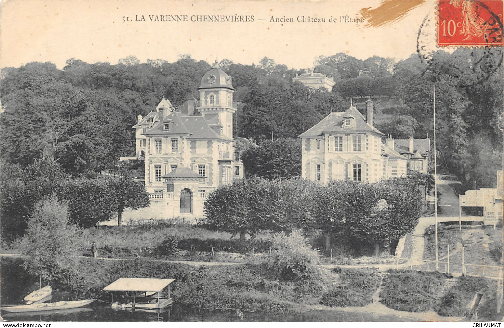 94-LA VARENNE CHENNEVIERES-CHATEA UDE L ETAPE-N°6026-B/0177 - Saint Maur Des Fosses