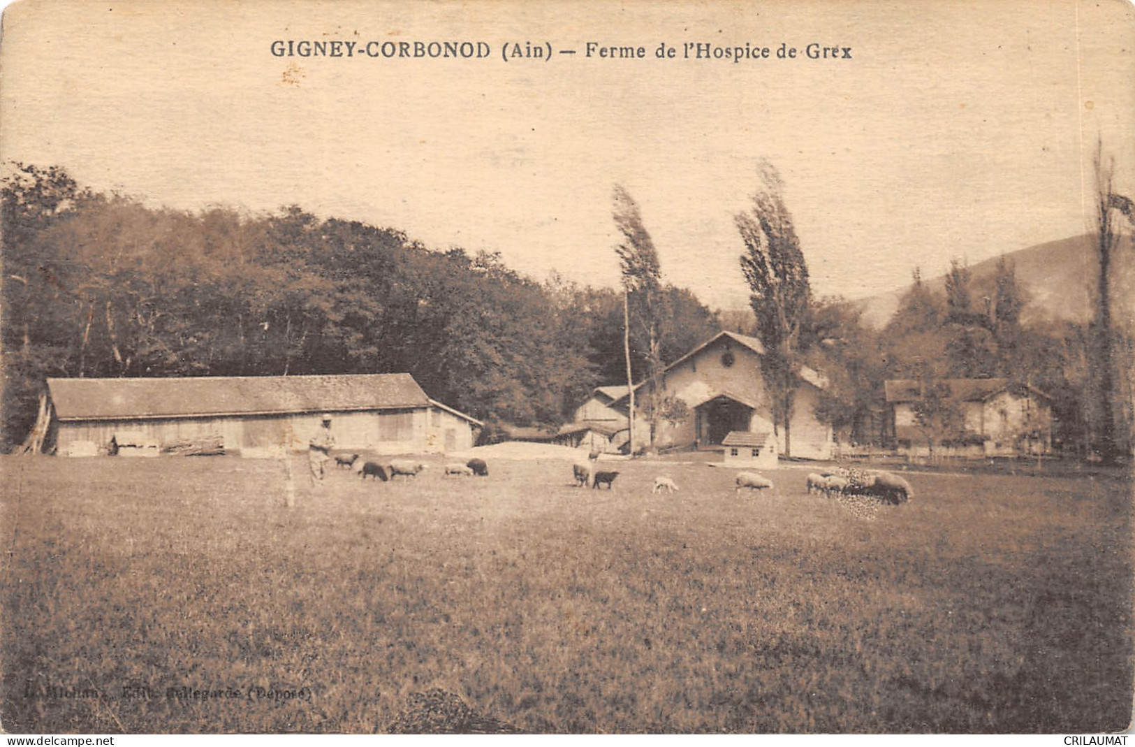 01-GIGNEY CORBONOD-FERME DE L HOSPICE DE GREX-N°6027-A/0007 - Non Classificati