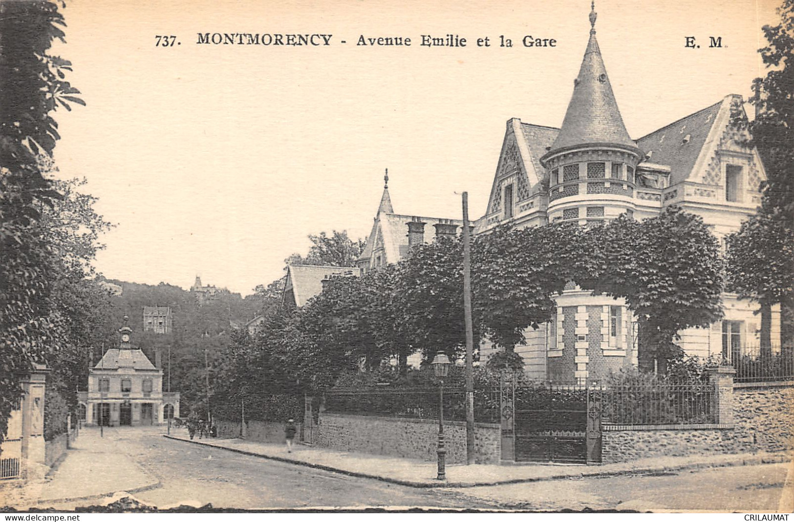 95-MONTMORENCY-AVENUE EMILIE ET LA GARE-N°6026-F/0315 - Montmorency