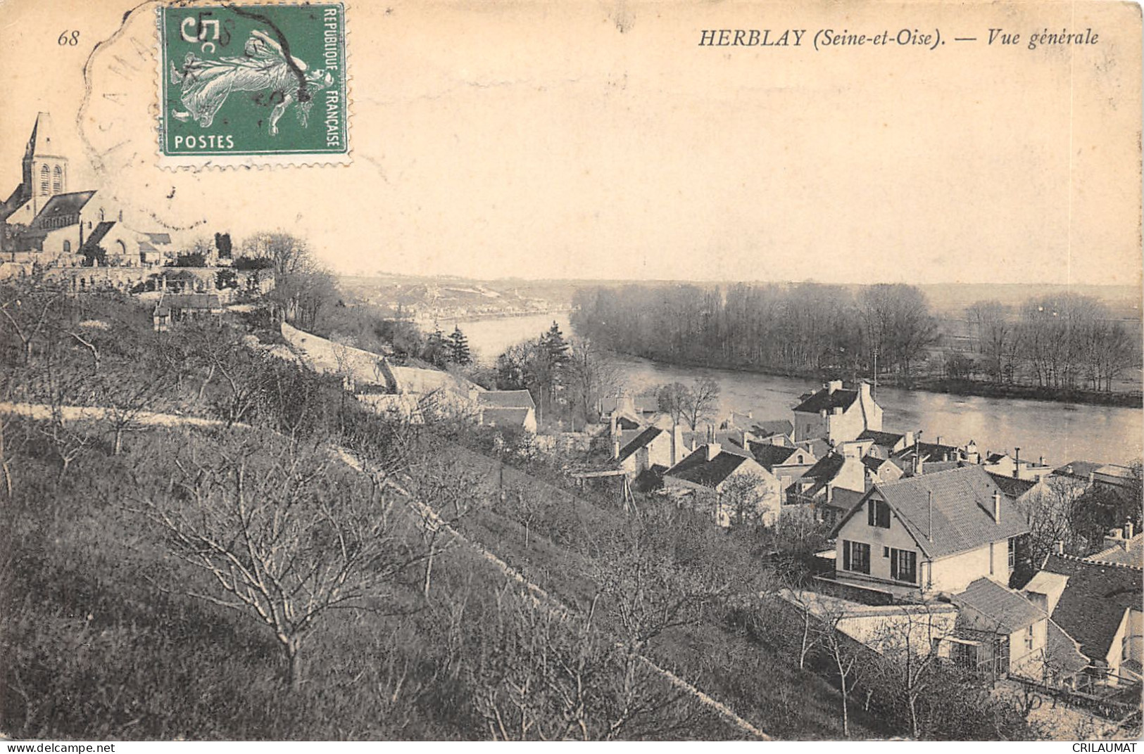 95-HERBLAY-VUE GENERALE-N°6026-F/0219 - Herblay