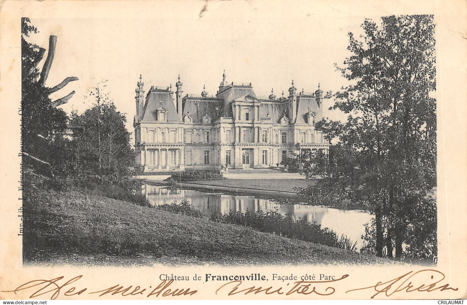 95-FRANCONVILLE-LE CHÂTEAU-N°6026-F/0191 - Franconville
