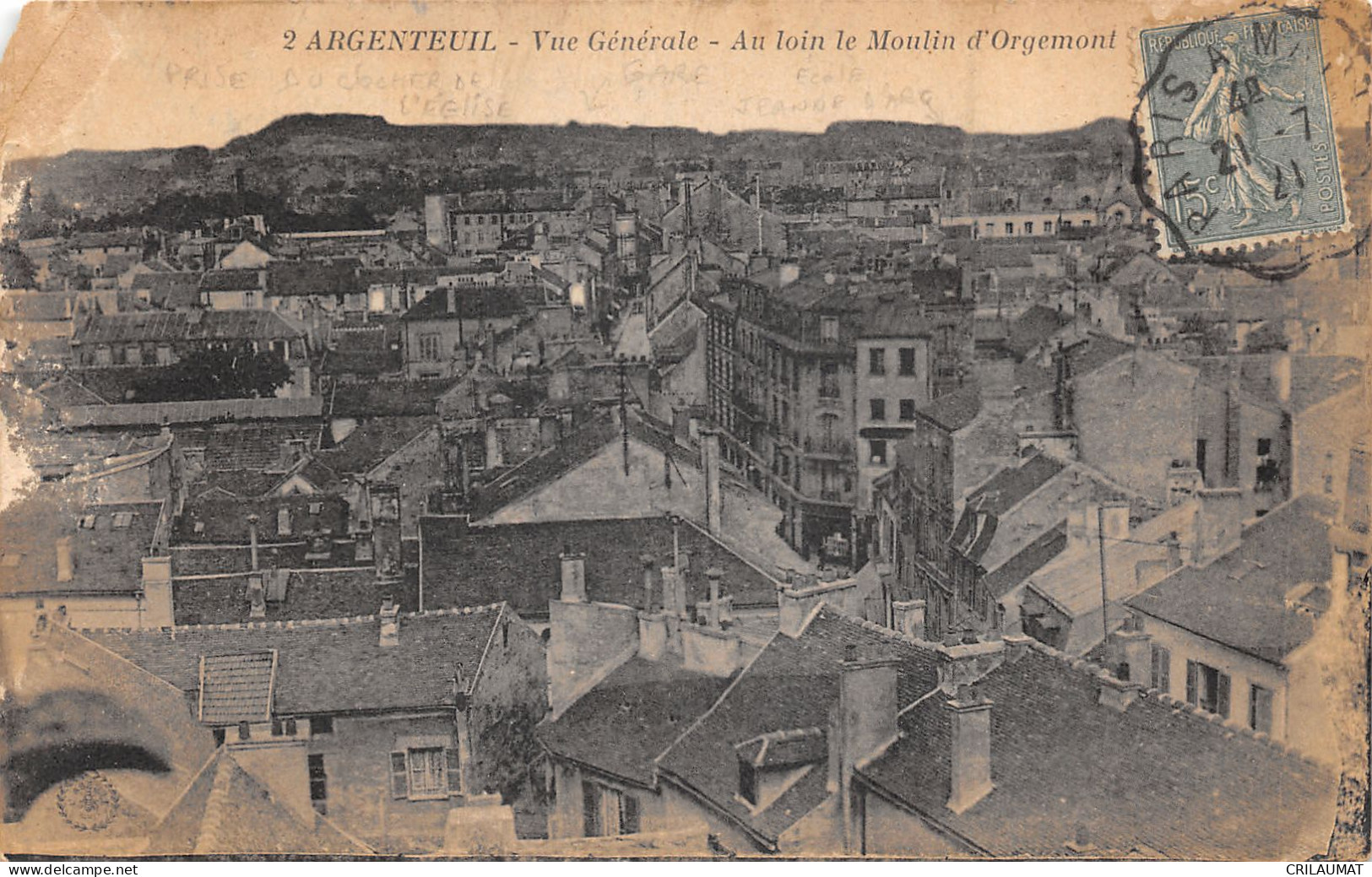 95-ARGENTEUIL-VUE GENERALE-N°6026-F/0143 - Argenteuil