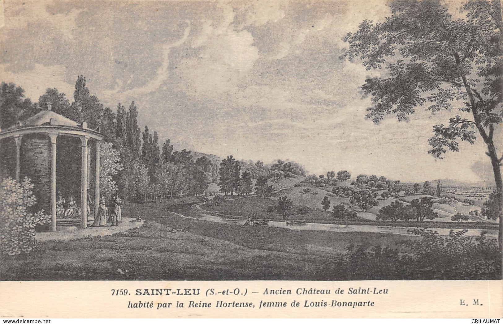 95-SAINT LEU-ILLUSTRATION ANCIEN CHÂTEAU-N°6026-F/0113 - Saint Leu La Foret