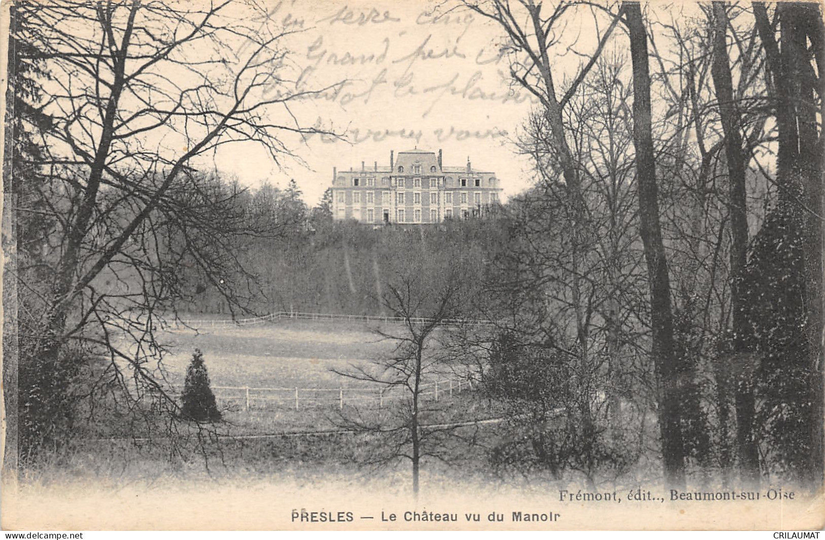 95-PRESLES-LE CHÂTEAU-N°6026-F/0023 - Presles