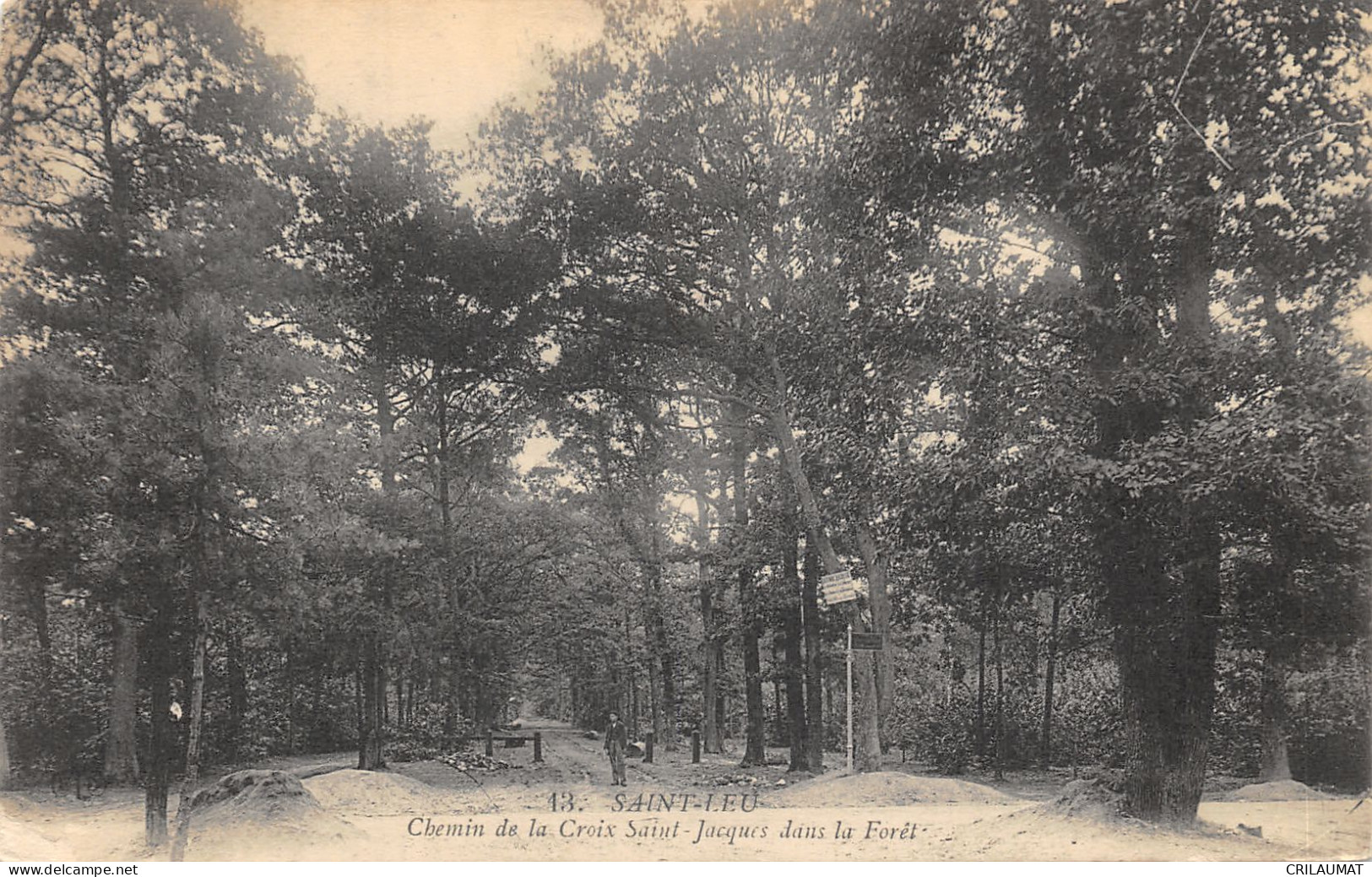 95-SAINT LEU-CHEMIN DE LA CROIX SAINT JACQUES-N°6026-E/0239 - Saint Leu La Foret