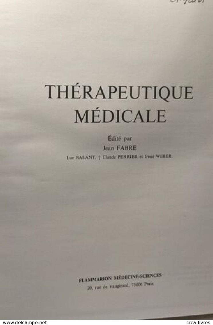 Thérapeutique Médicale - Gesundheit