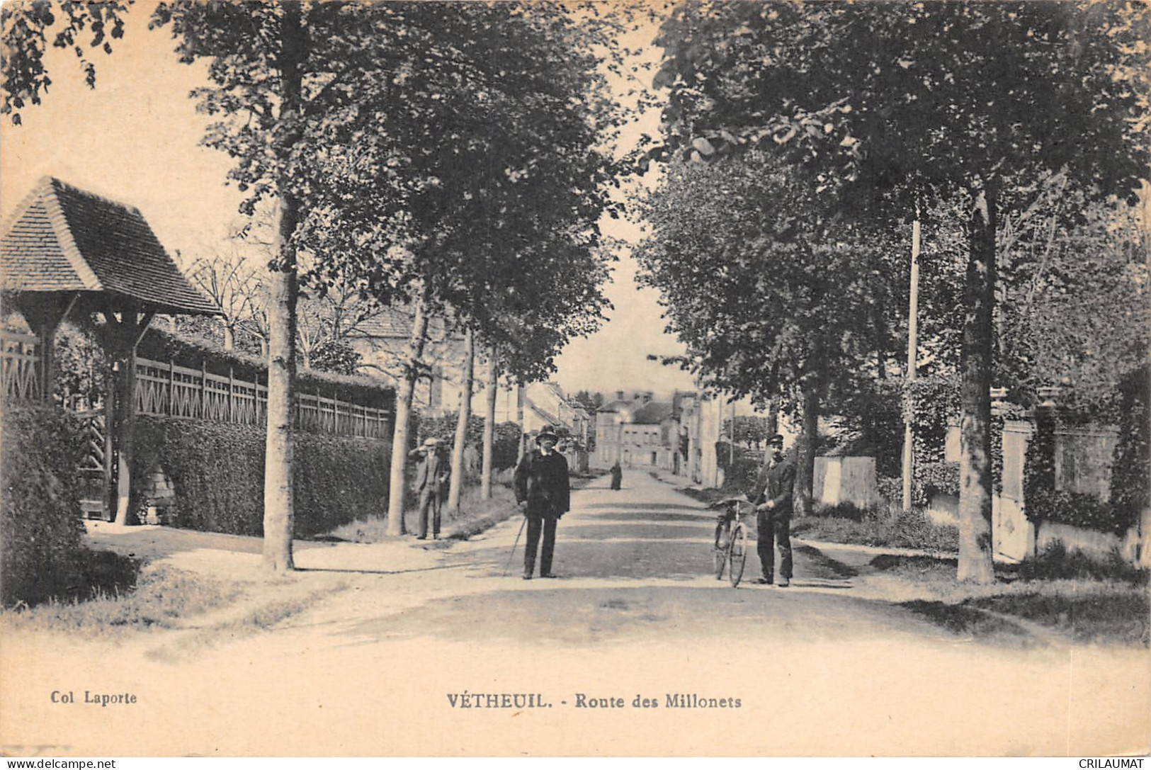 95-VETHEUIL-ROUTE DES MILLONETS-FACTEUR-N°6026-E/0141 - Vetheuil