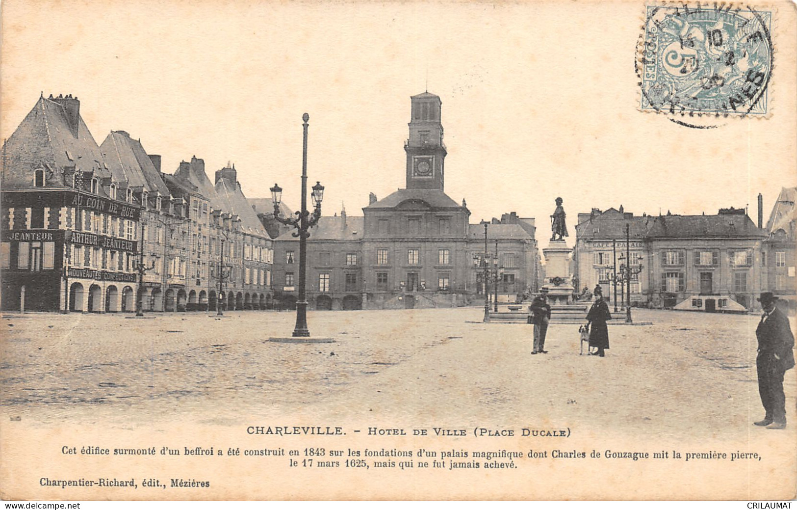 08-CHARLEVILLE-HOTEL DE VILLE-N°6027-C/0165 - Charleville