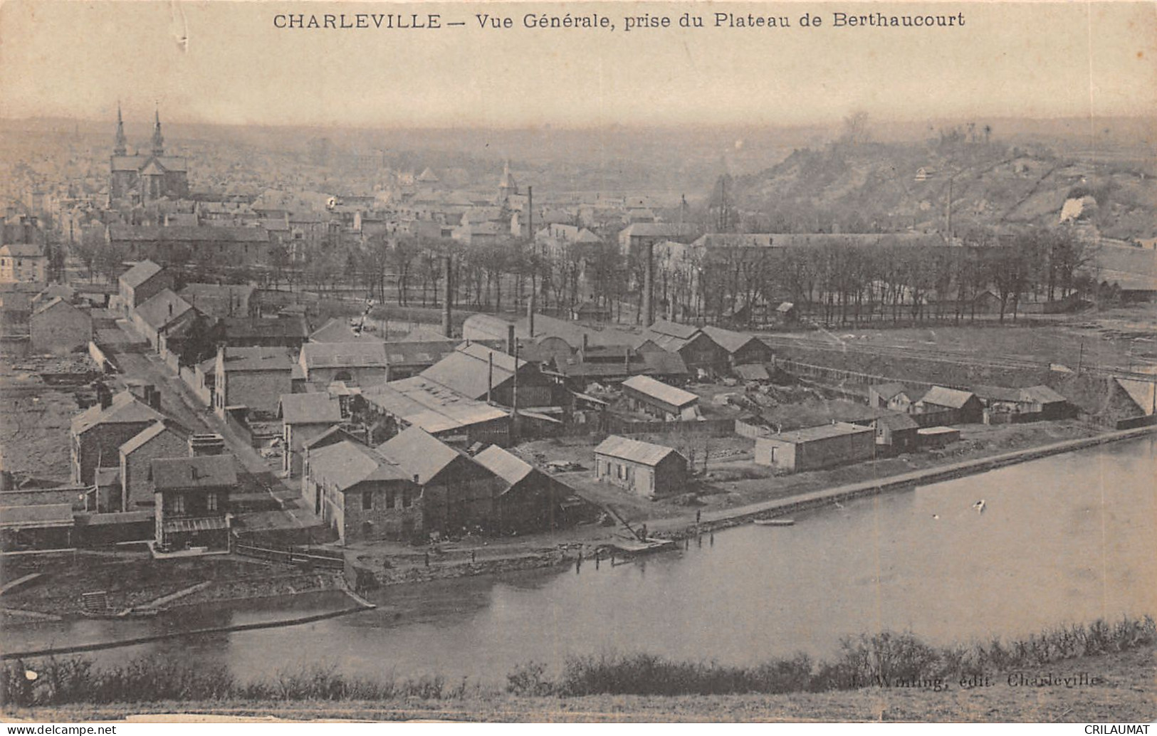 08-CHARLEVILLE-VUE GENERALE-N°6027-C/0153 - Charleville