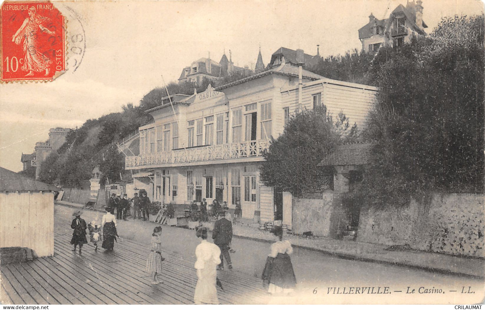 14-VILLERVILLE-LE CASINO-N°6027-E/0279 - Villerville