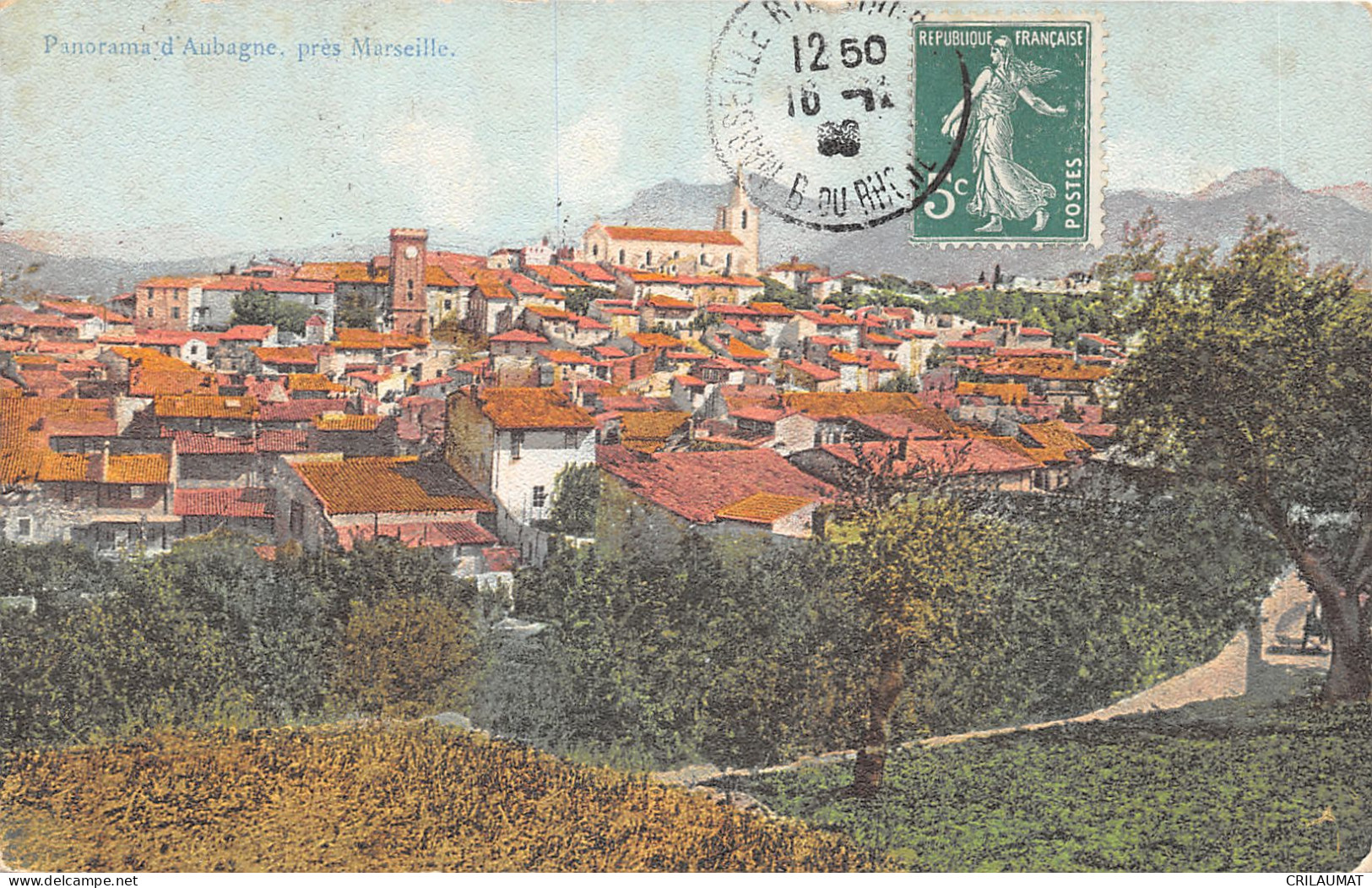 13-AUBAGNE-PANORAMA-N°6027-D/0139 - Aubagne