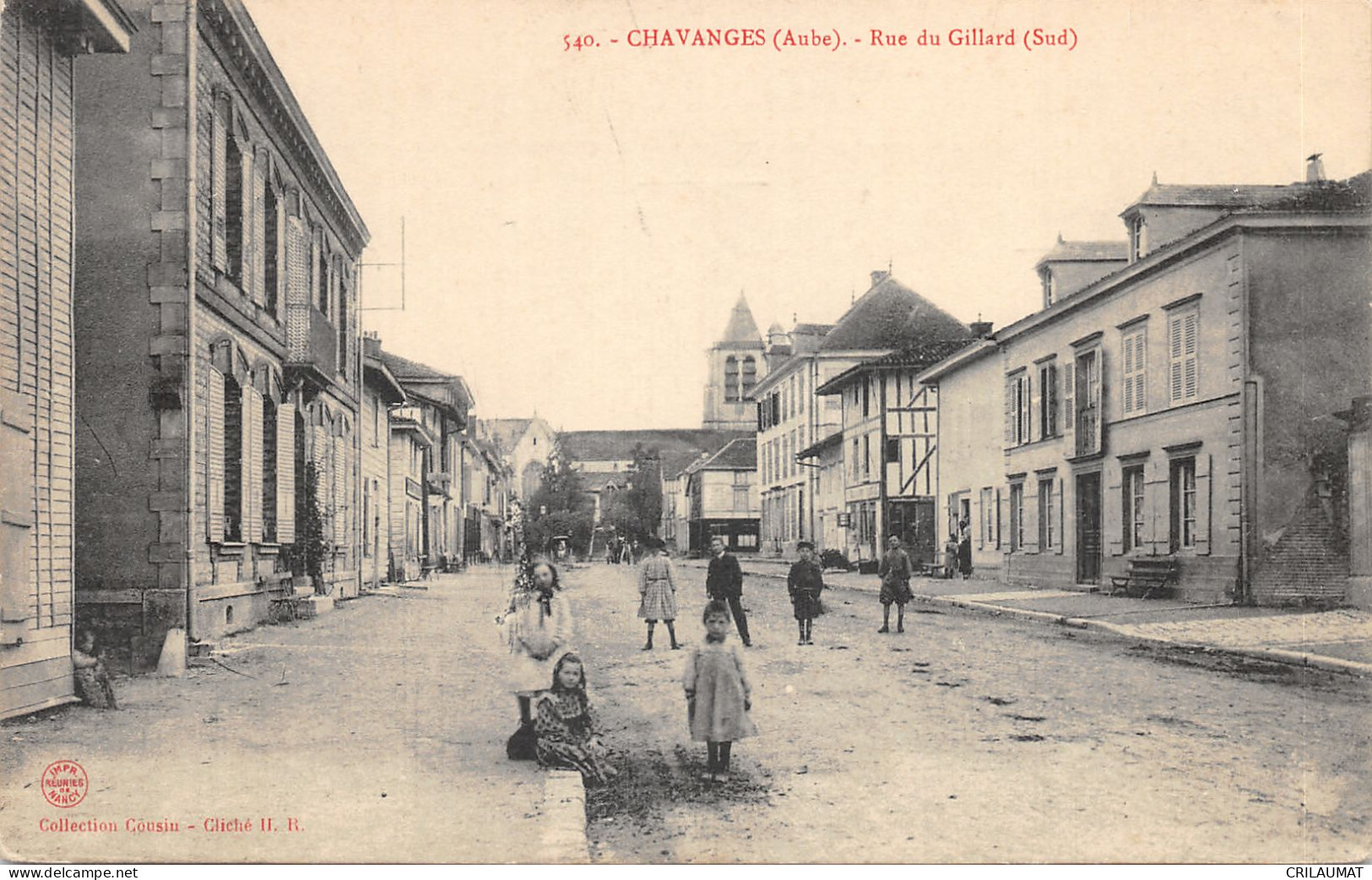 10-CHAVANGES-RUE DU GILLARD-N°6027-C/0365 - Autres & Non Classés