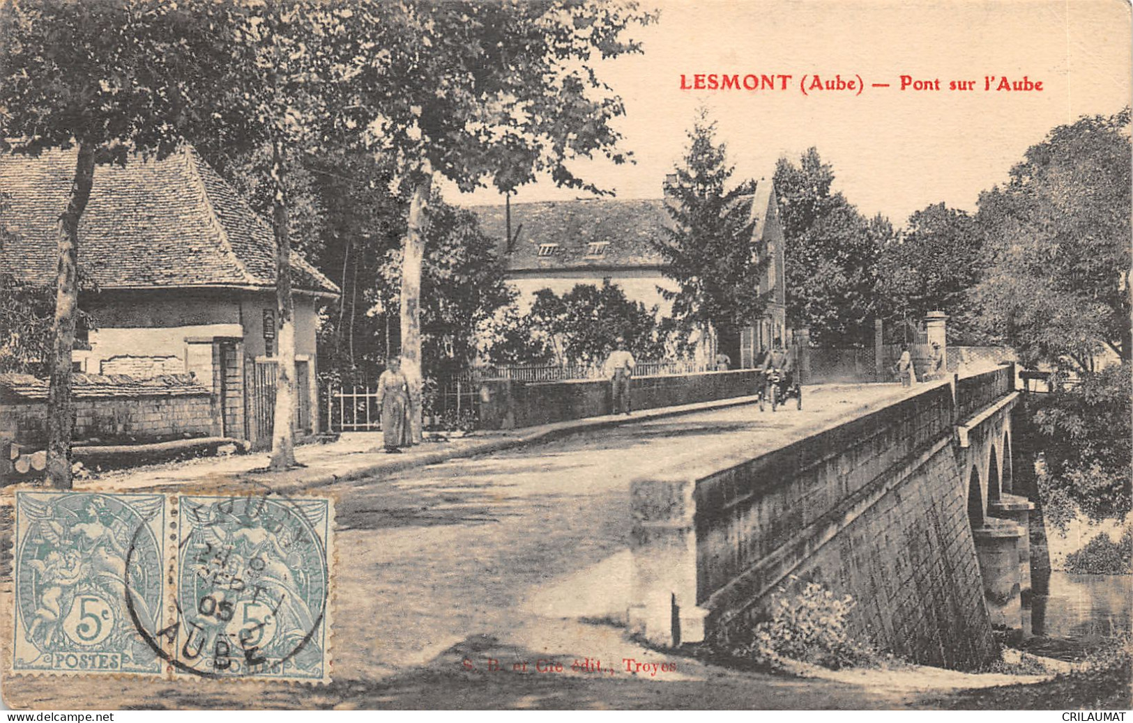 10-LESMONT-PONT SUR L AUBE-N°6027-C/0333 - Autres & Non Classés