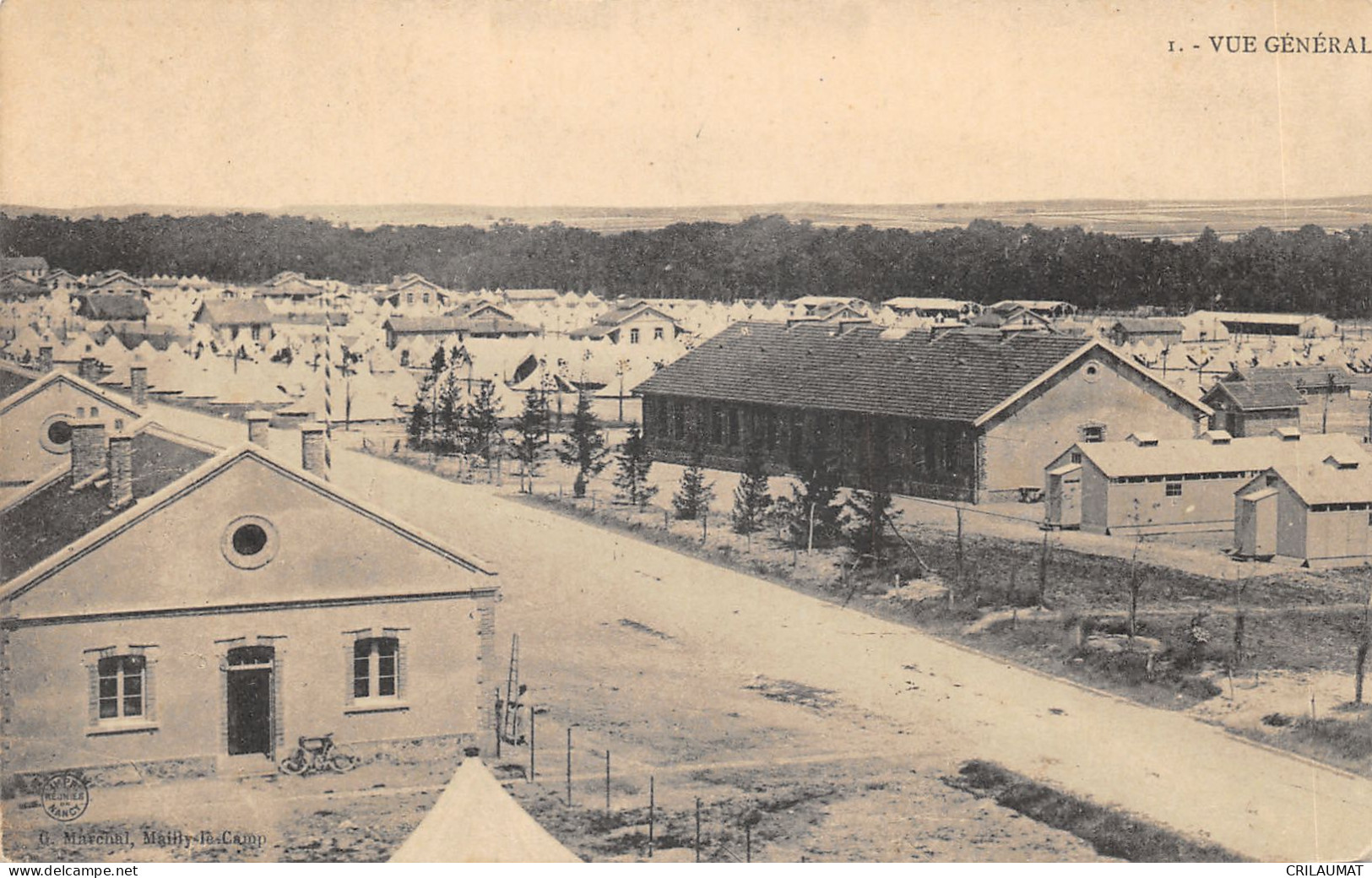 10-MAILLY LE CAMP-VUE GENERALE-N°6027-C/0321 - Mailly-le-Camp