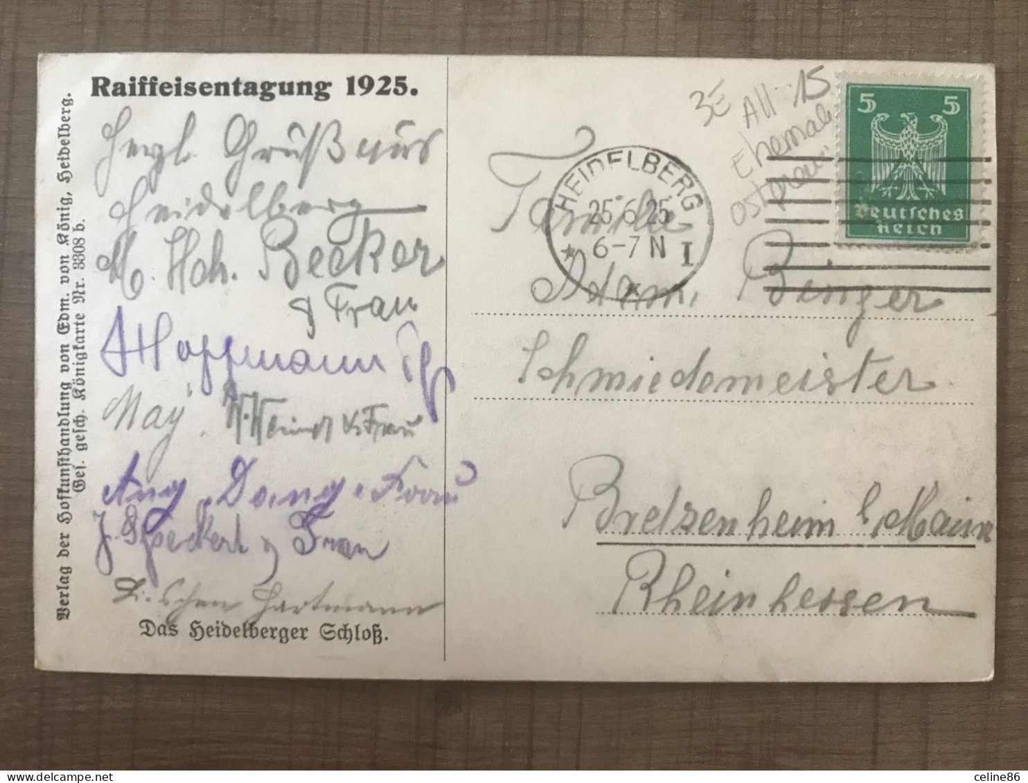  Raiffeisentagung 1925  - Ostpreussen