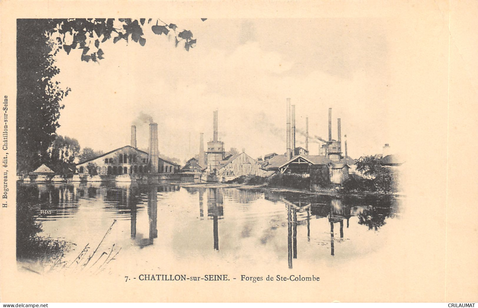 21-CHATILLON SUR SEINE-FORGES DE SAINTE COLOMBE-N°6027-H/0313 - Chatillon Sur Seine