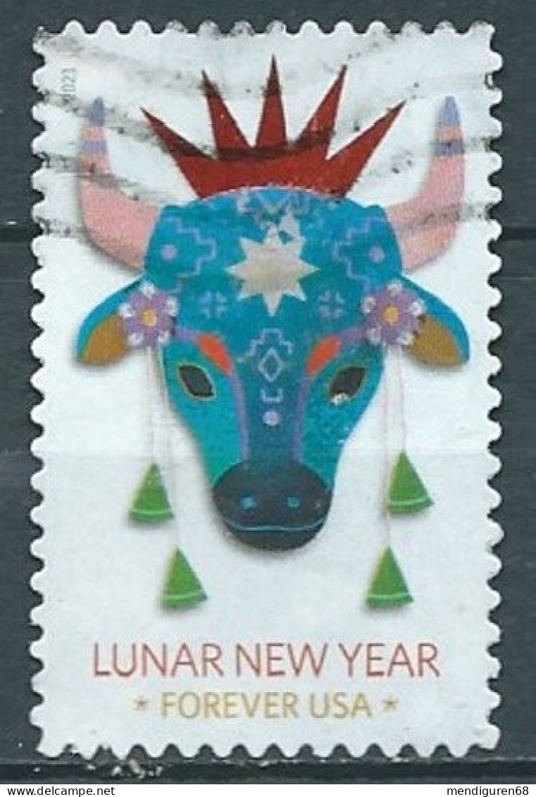 VEREINIGTE STAATEN ETATS UNIS USA 2021 LUNAR NEW YEAR O YEAR OF THE OX F USED SN 5556 MI 5789 YT 5398 - Used Stamps