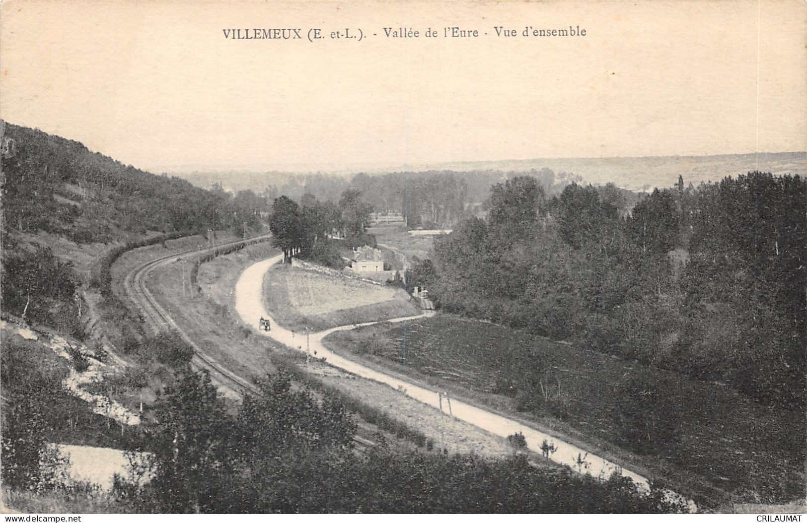 28-VILLEMEUX-VUE D ENSEMBLE-N°6027-H/0063 - Villemeux-sur-Eure