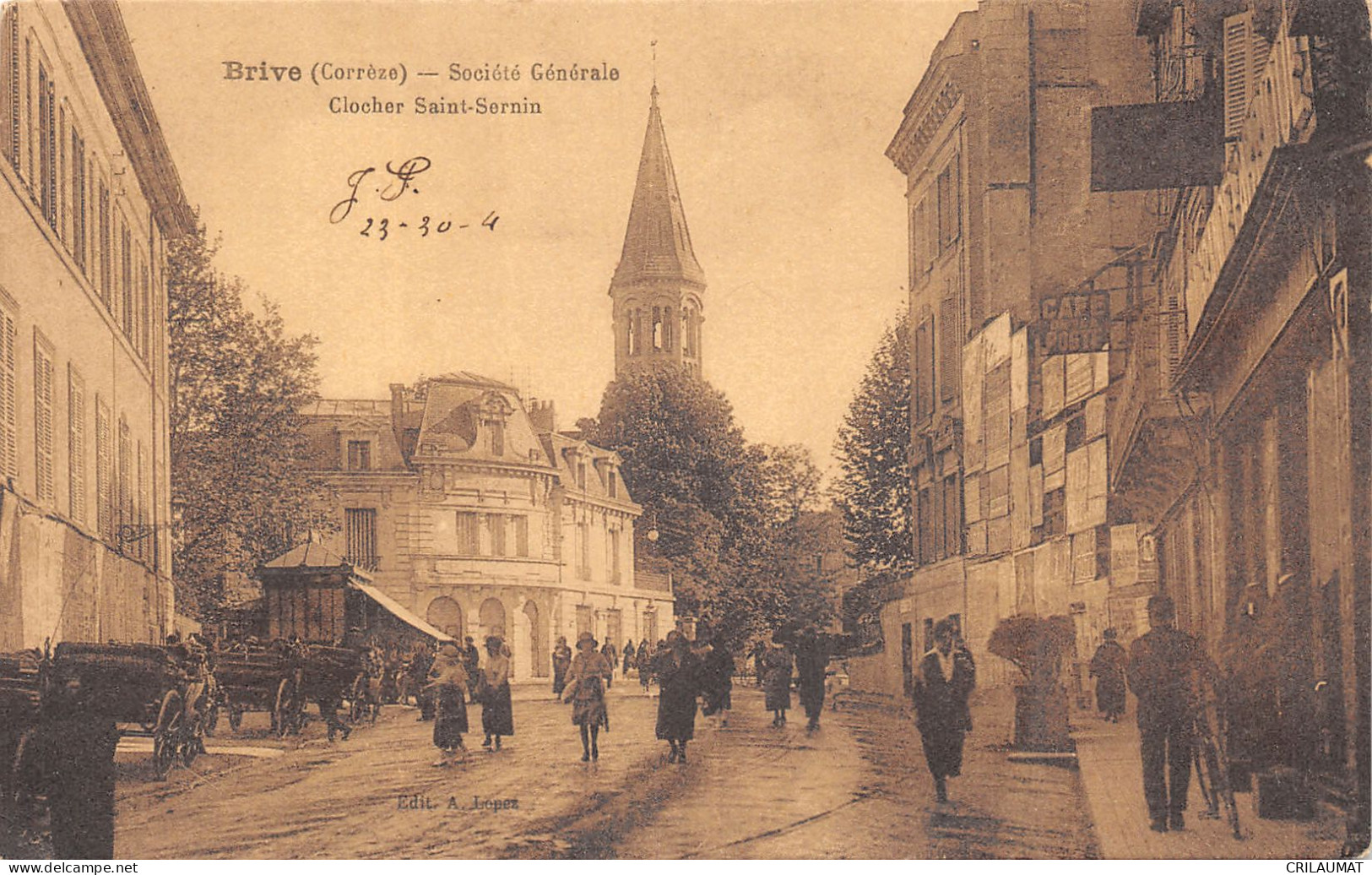 19-BRIVE LA GAILLARDE-SOCIETE GENERALE-N°6027-G/0377 - Brive La Gaillarde