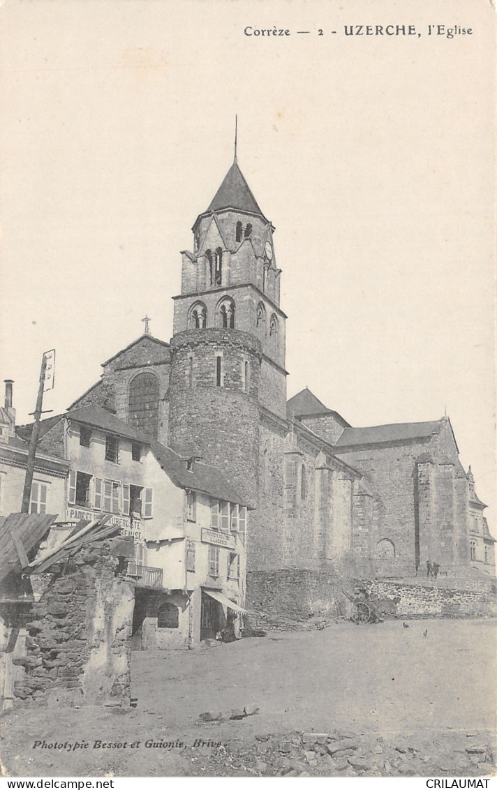 19-UZERCHE-L EGLISE-N°6027-G/0355 - Uzerche