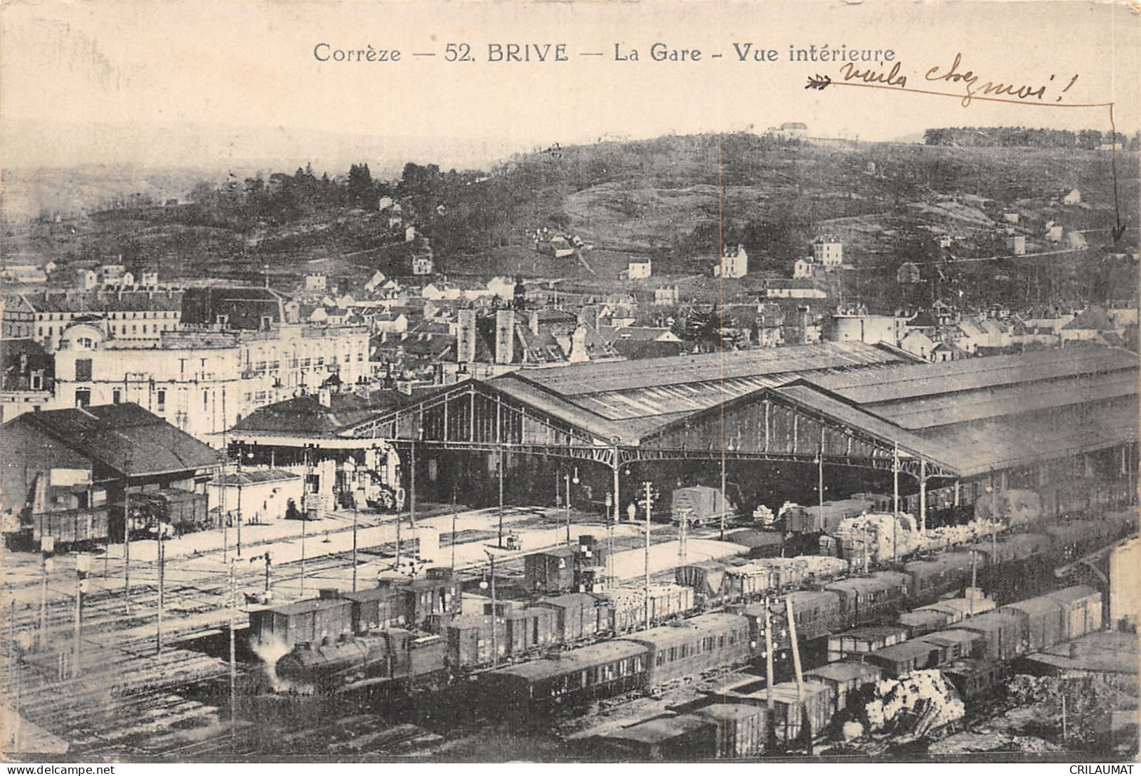 19-BRIVE LA GAILLARDE-INTERIEUR DE LA GARE-N°6027-G/0305 - Brive La Gaillarde