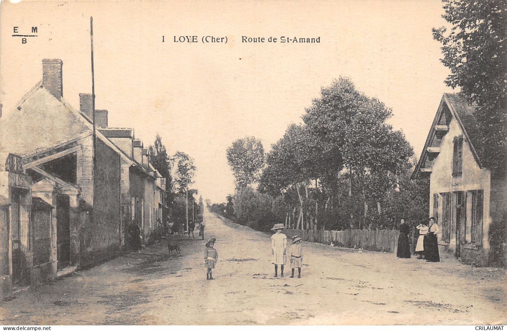 18-LOYE-ROUTE DE SAINT AMAND-ANIMEE-N°6027-G/0103 - Autres & Non Classés