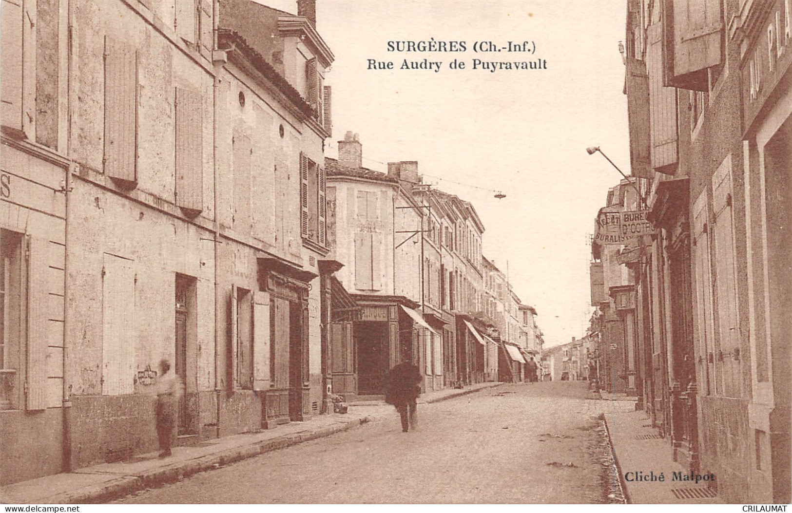 17-SURGERES-RUE AUDRY DE PUYRAVAULT-N°6027-G/0001 - Surgères