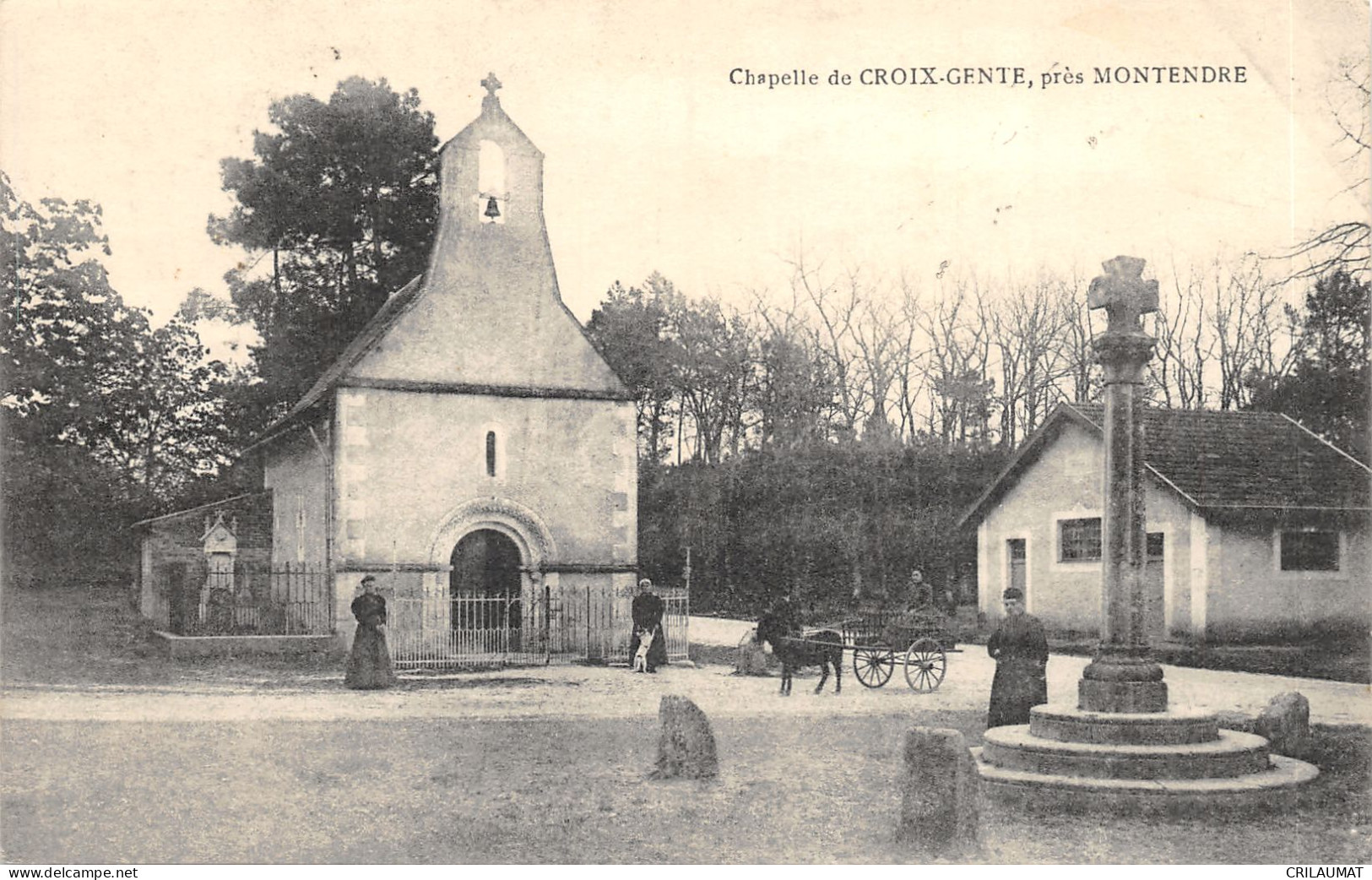 17-MONTENDRE-CHAPELLE DE CROIX GENTE-N°6027-F/0335 - Montendre