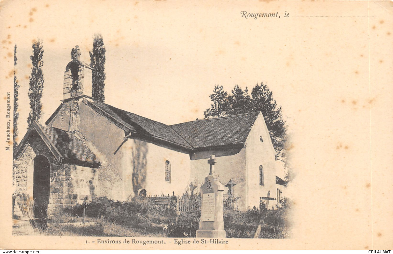 25-ROUGEMONT-EGLISE DE SAINT HILAIRE-N°6028-C/0123 - Otros & Sin Clasificación