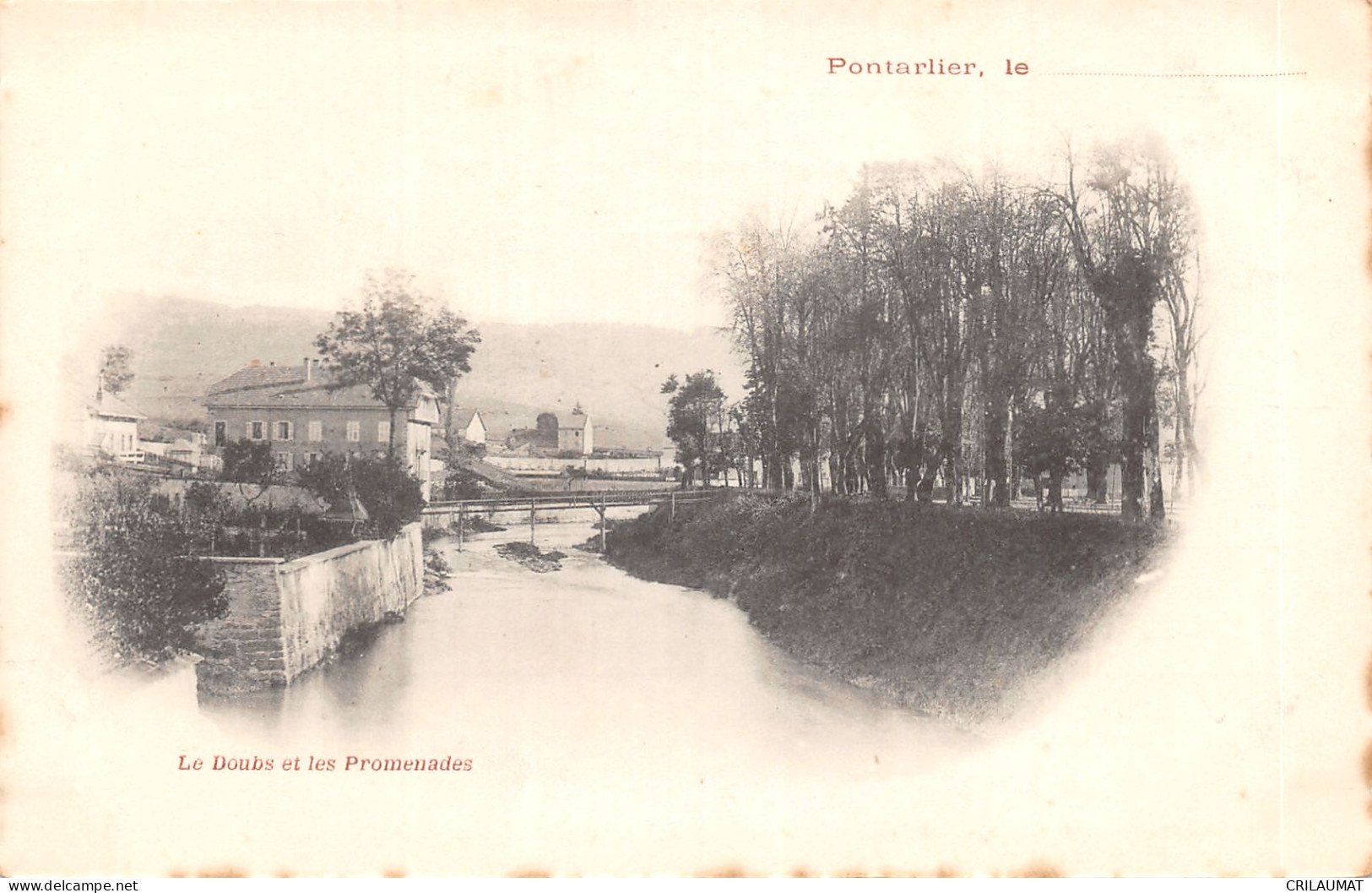 25-PONTARLIER-LE DOUBS -N°6028-C/0119 - Pontarlier