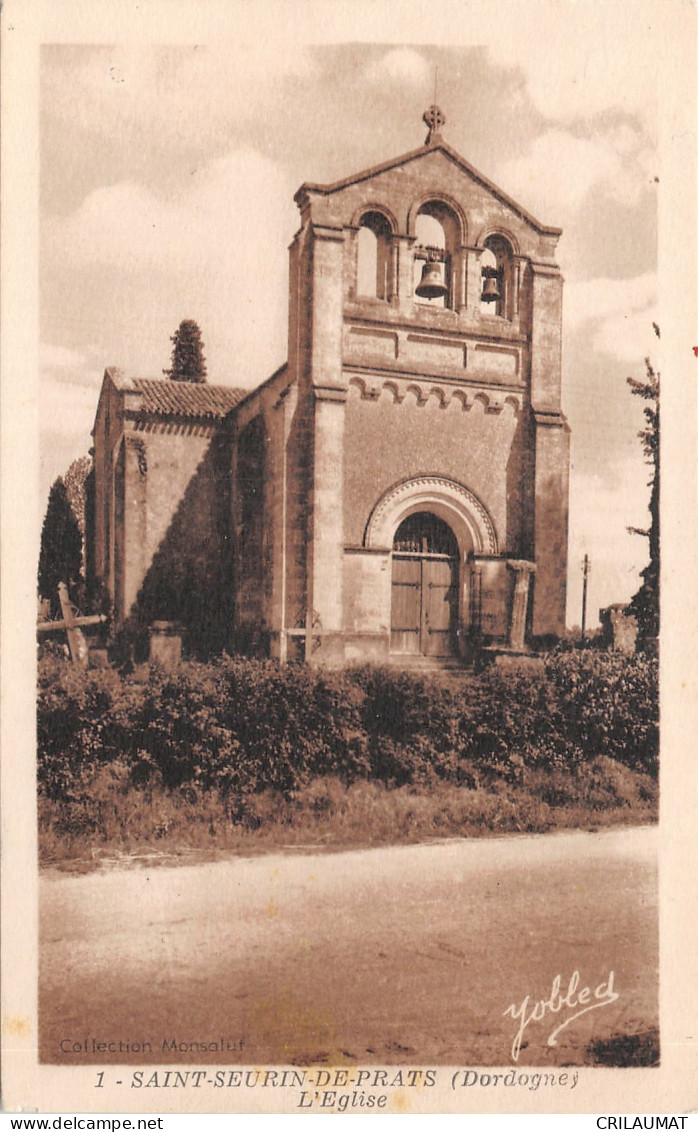 24-SAINT SEURIN DE PRATS-L EGLISE-N°6028-B/0325 - Sonstige & Ohne Zuordnung