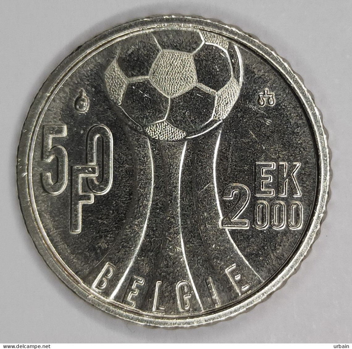 2x Commemorative Coins - Belgium - EK2000 - 50 Francs - 50 Francs