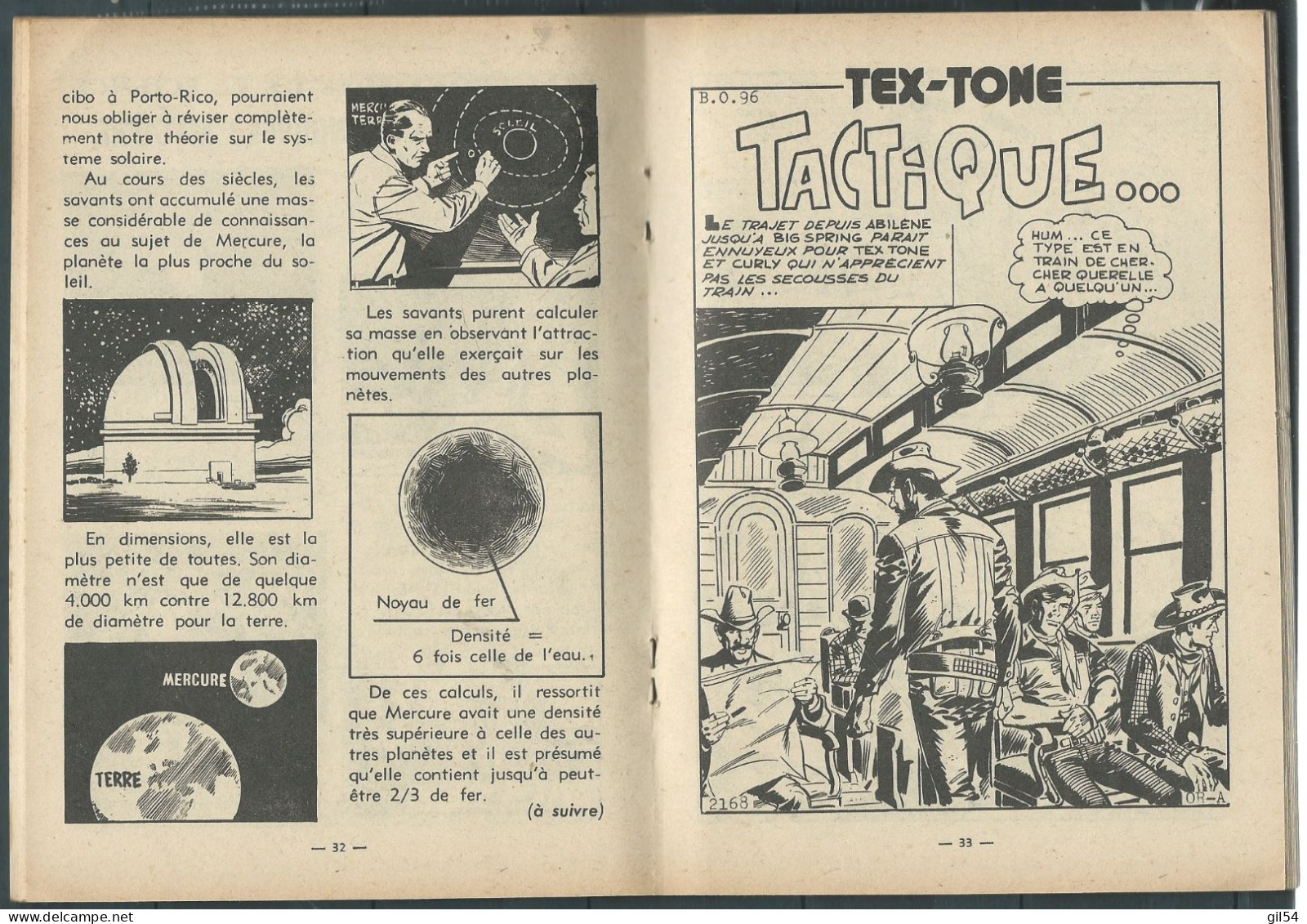 Bd " Tex-Tone  " Bimensuel N° 216 " Le Défi" "      , DL  2er Tri. 1966 - BE- RAP 1004 - Petit Format