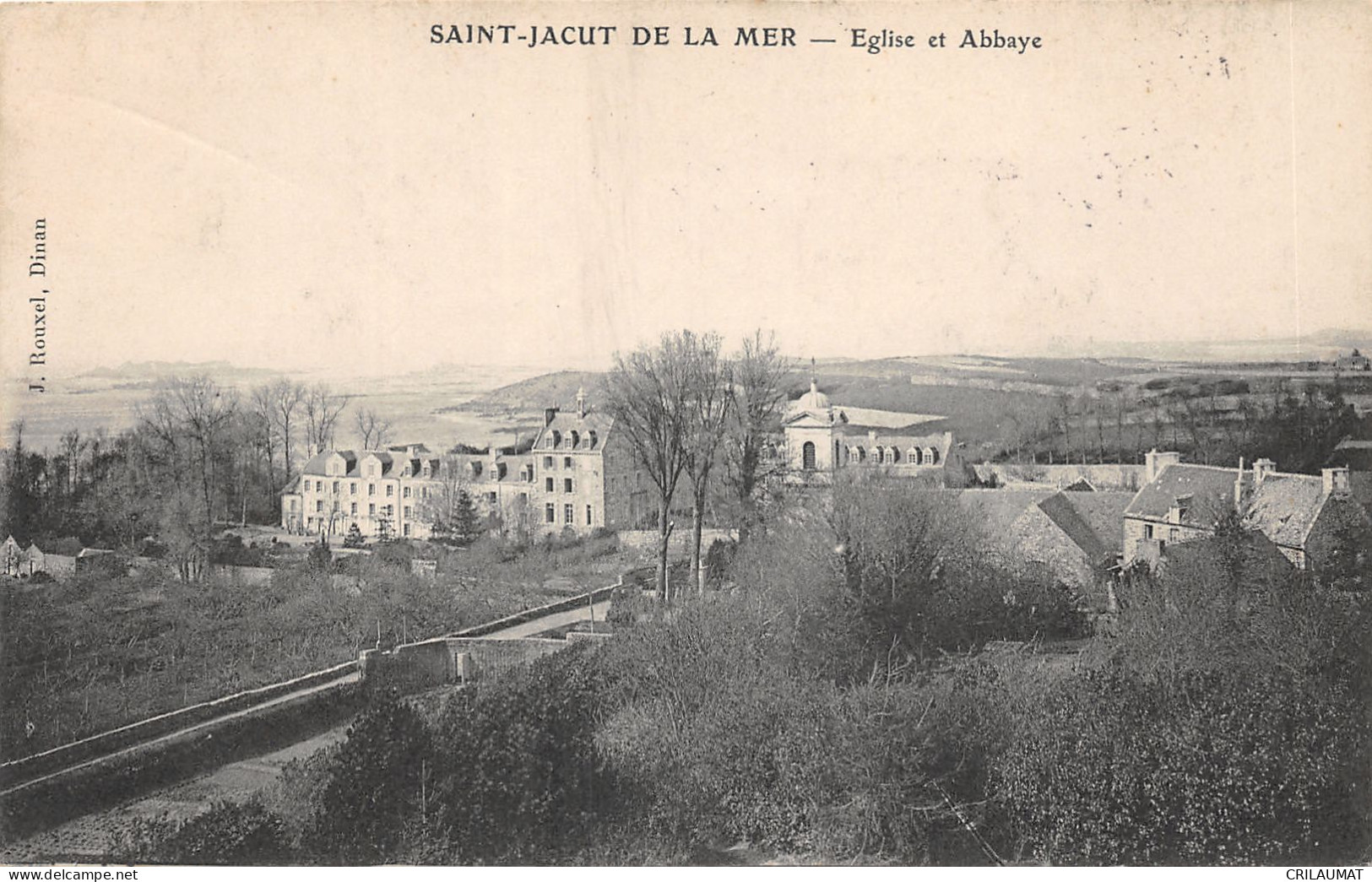 22-SAINT JACUT DE LA MER-EGLISE ET ABBAYE-N°6028-A/0313 - Saint-Jacut-de-la-Mer