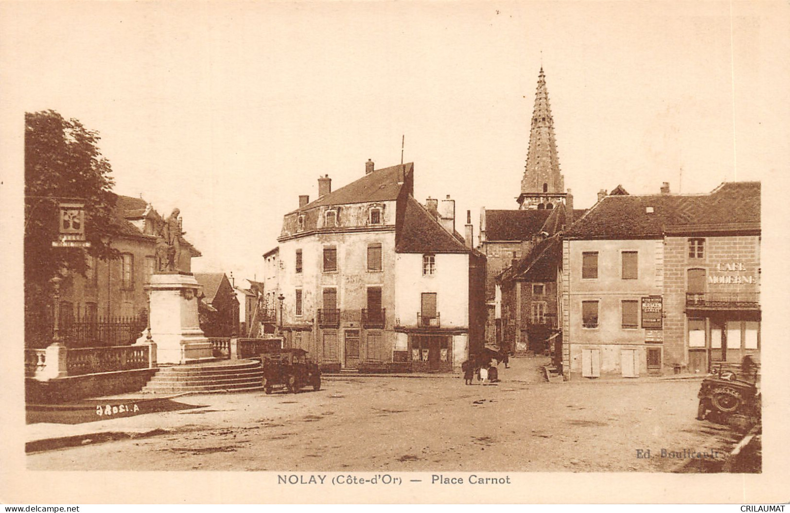 21-NOLAY-PLACE CARNOT-N°6027-H/0337 - Autres & Non Classés