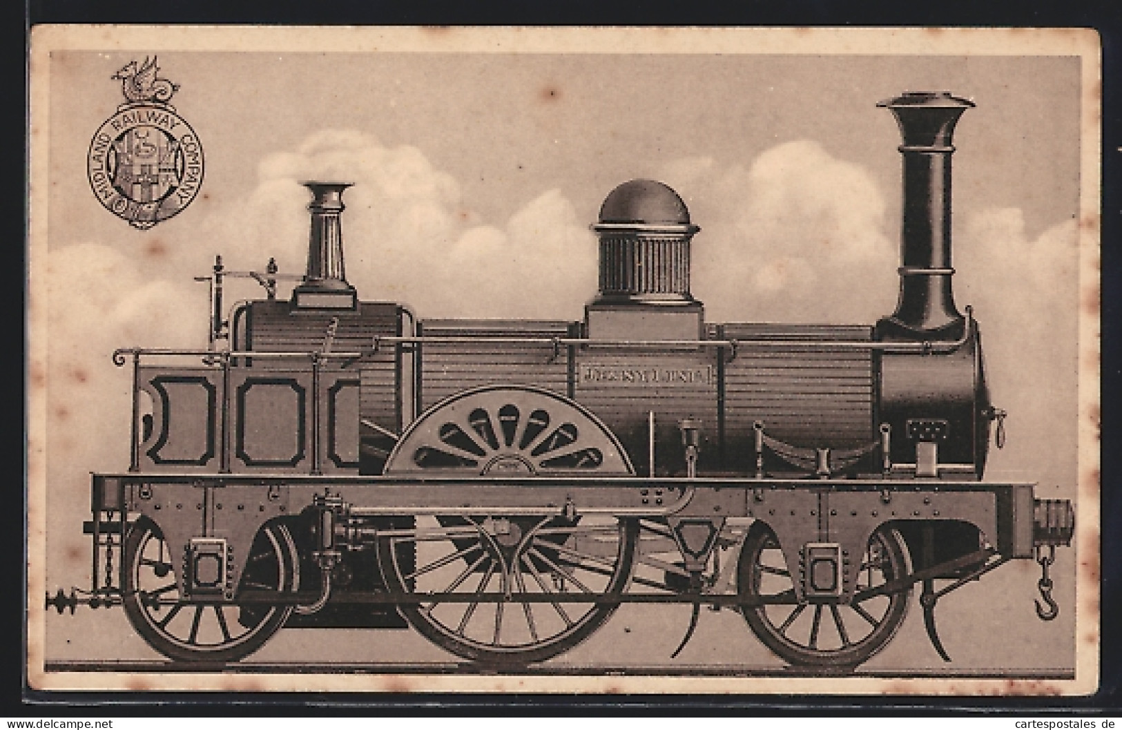 Pc Englische Eisenbahn-Lokomotive Jenny Lind Der Midland Railway Company  - Trains