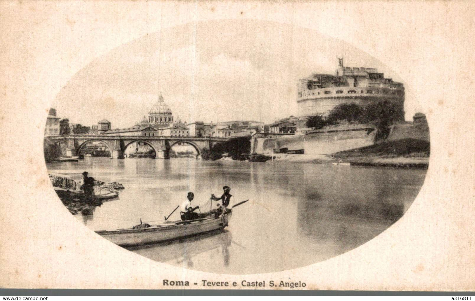 Roma Tevere E Castel S Angelo - Autres Monuments, édifices