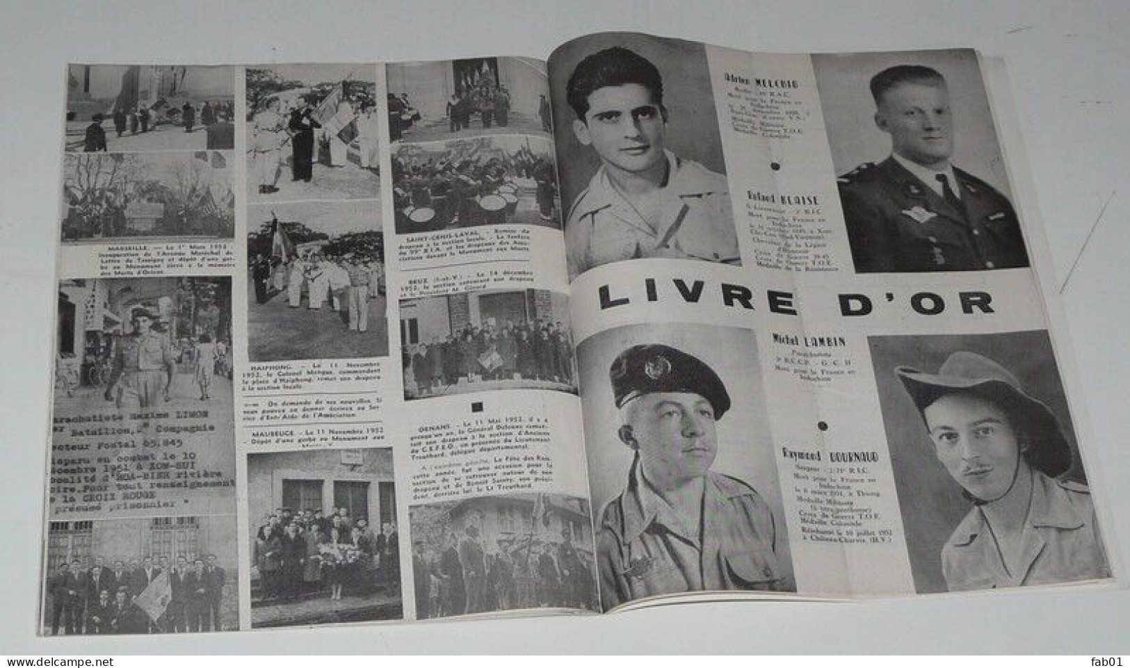 Combattant d'Indochine d'avril 1953.(Commando Bergerol-procédure de saut-Sénégalais).